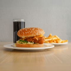 Tower chicken burger menu