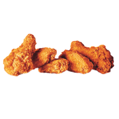 Fried chicken hotwings, 6 stuks